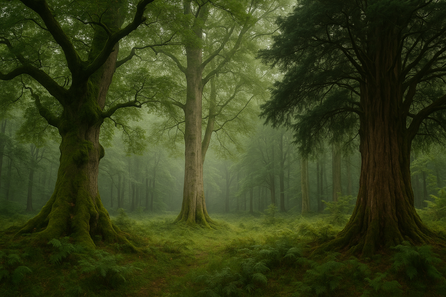 Sacred Trees in Pagan Belief (Oak, Ash, Yew)