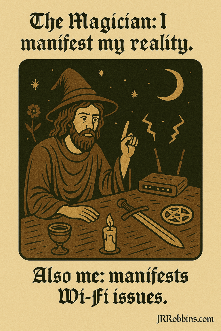 Meme: The Magician: I manifest my reality