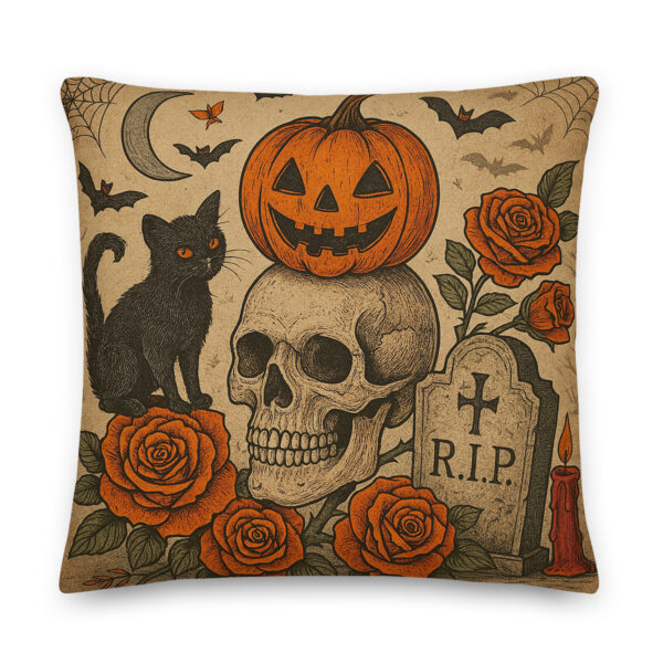 Halloween 2 Premium Pillow - Image 7