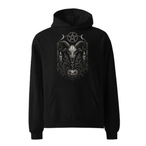 Gothic , Pagan , Men's Over Sized Hoodie
