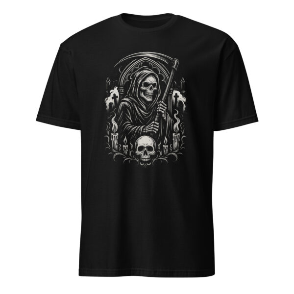 Grim Reaper Gothic Candlelight T-Shirt - Image 3