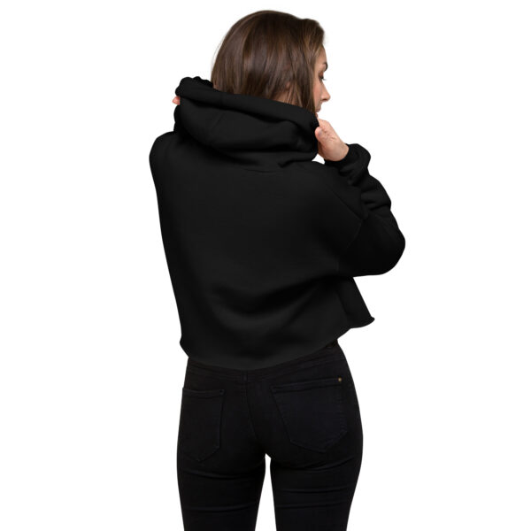 Woman's Grim Reaper Gothic Candlelight T-Shirt Crop Hoodie - Image 2