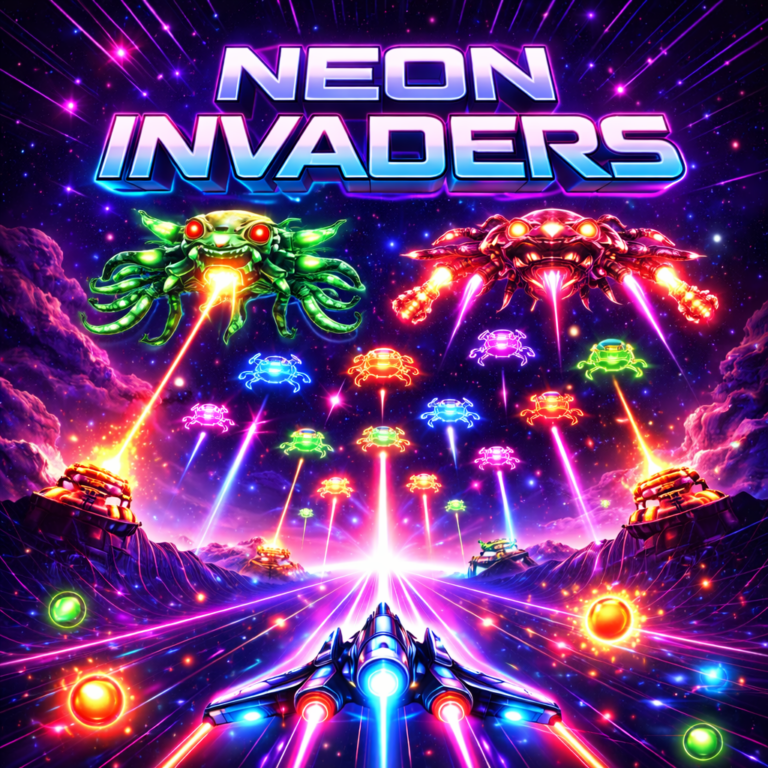 Neon Invaders