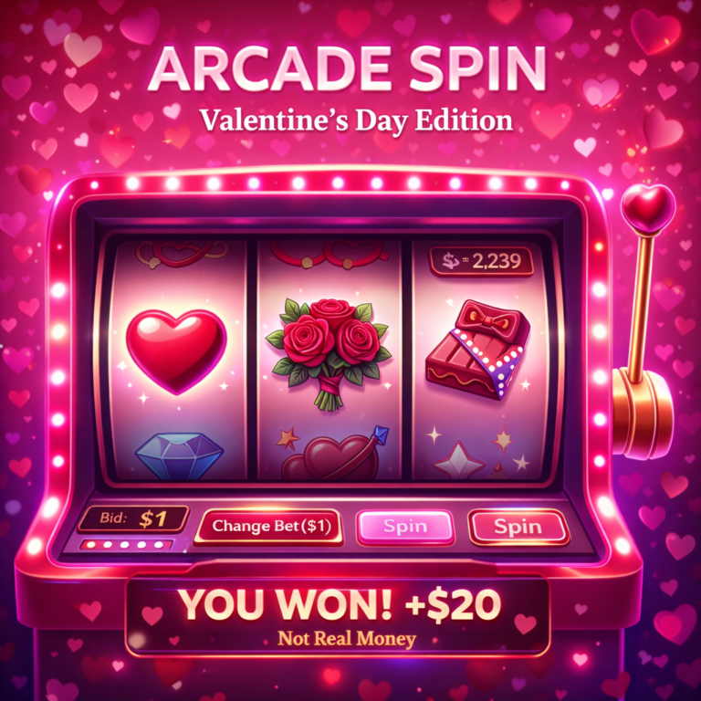 Arcade Spin: V-day Edition
